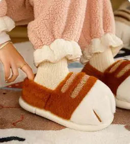 Fluffy Velvet Hooves Slippers